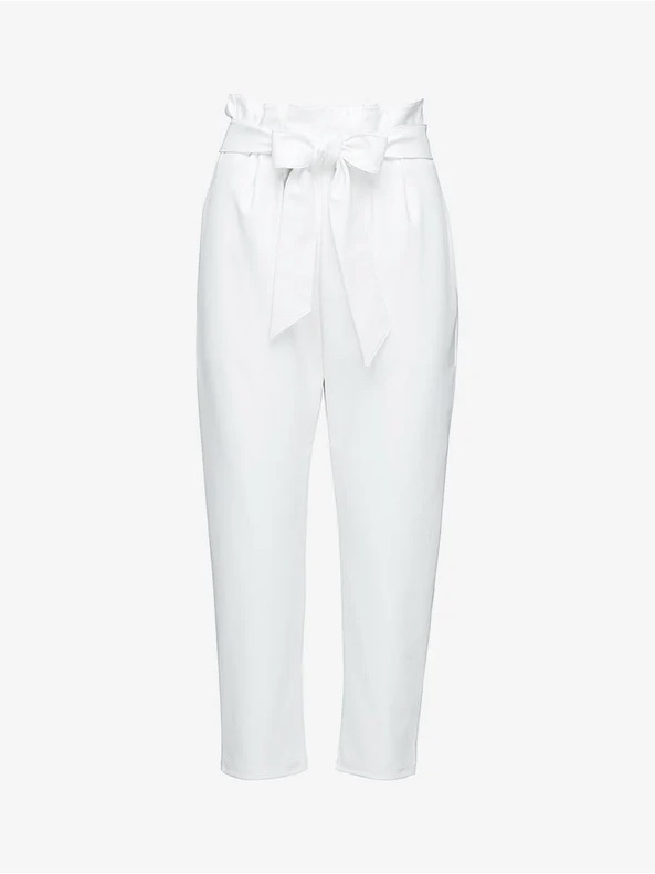 Commando Faux Leather Paperbag Pants Large White